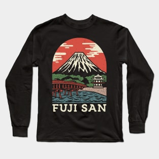 Fuji San Japan Travel Long Sleeve T-Shirt